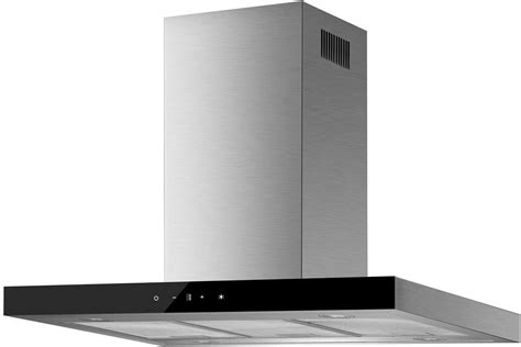 electriq 90cm slimline box touch control island hood stainless steel|electriq slimline 90cm hood.